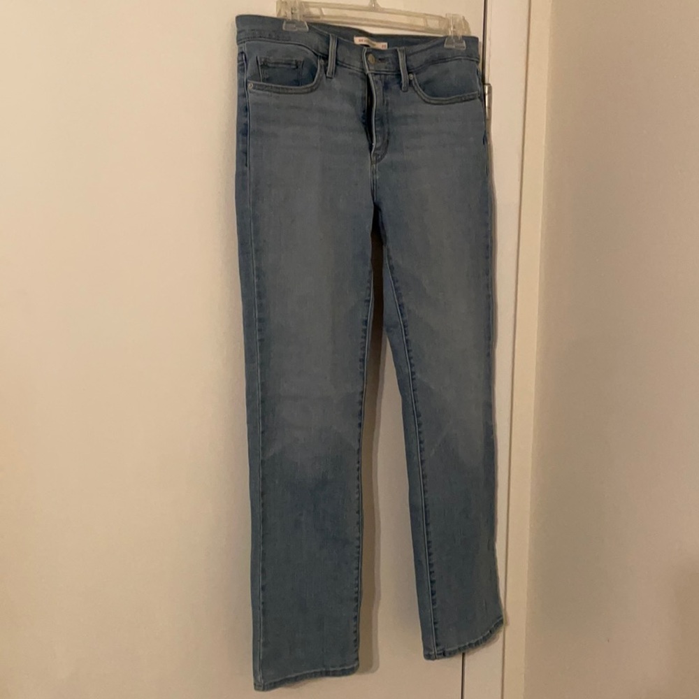 Levi's Light Blue Straight Leg Jeans